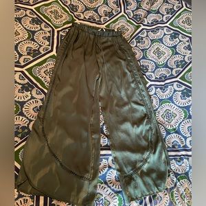 Victoria's Secret Olive Green Wide Leg Pants